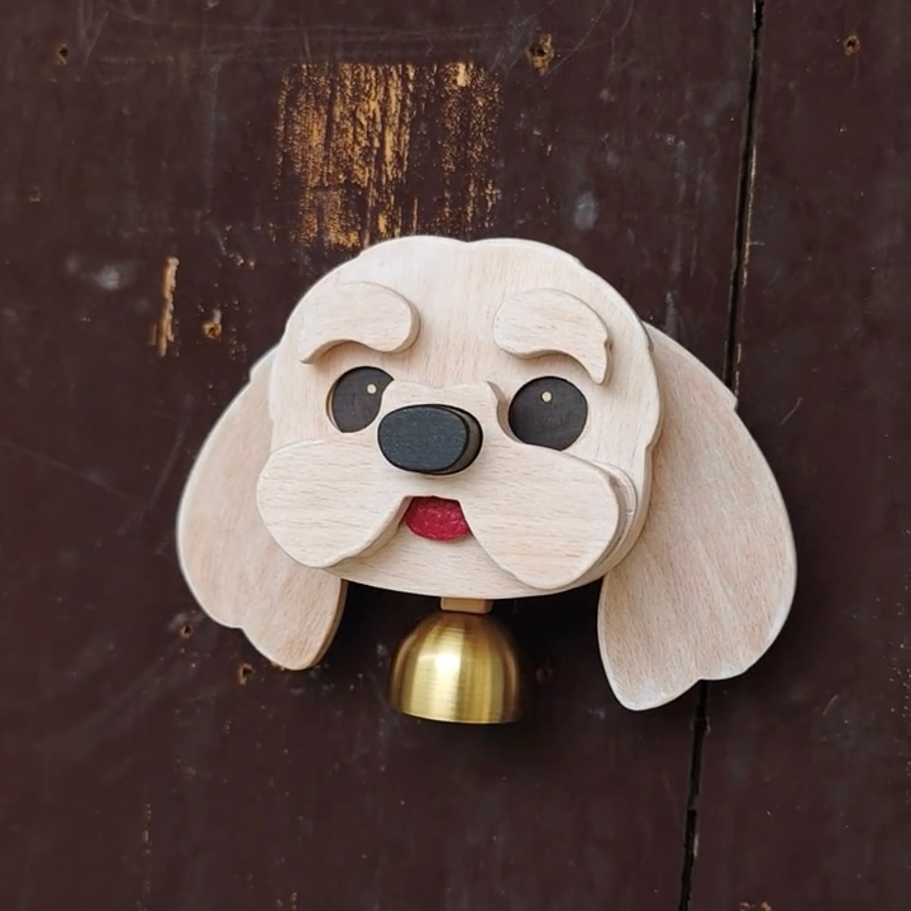 Handmade Dog Door Bell
