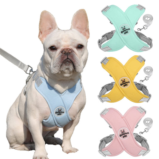 X Shape Breathable Harness Leash Set