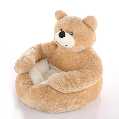 Teddy Bear Plush Pet Bed