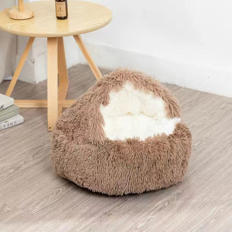 Warm cozy bed - PetsLoveStory®