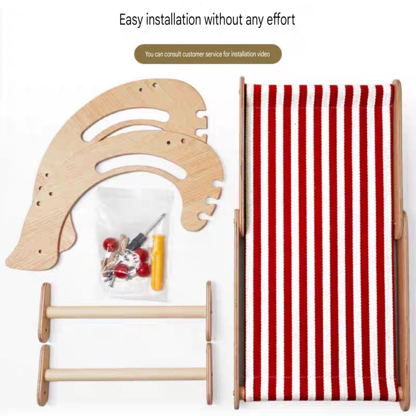 Cat Recliner Chair Solid Wood Multiple Adjustment Levels - PetsLoveStory®