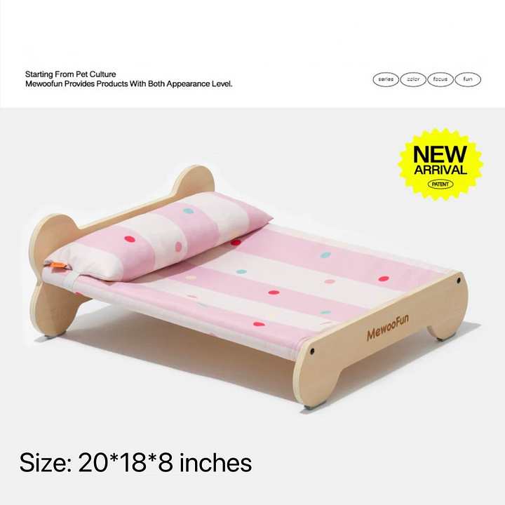 Cat luxury Wooden Bed - PetsLoveStory®