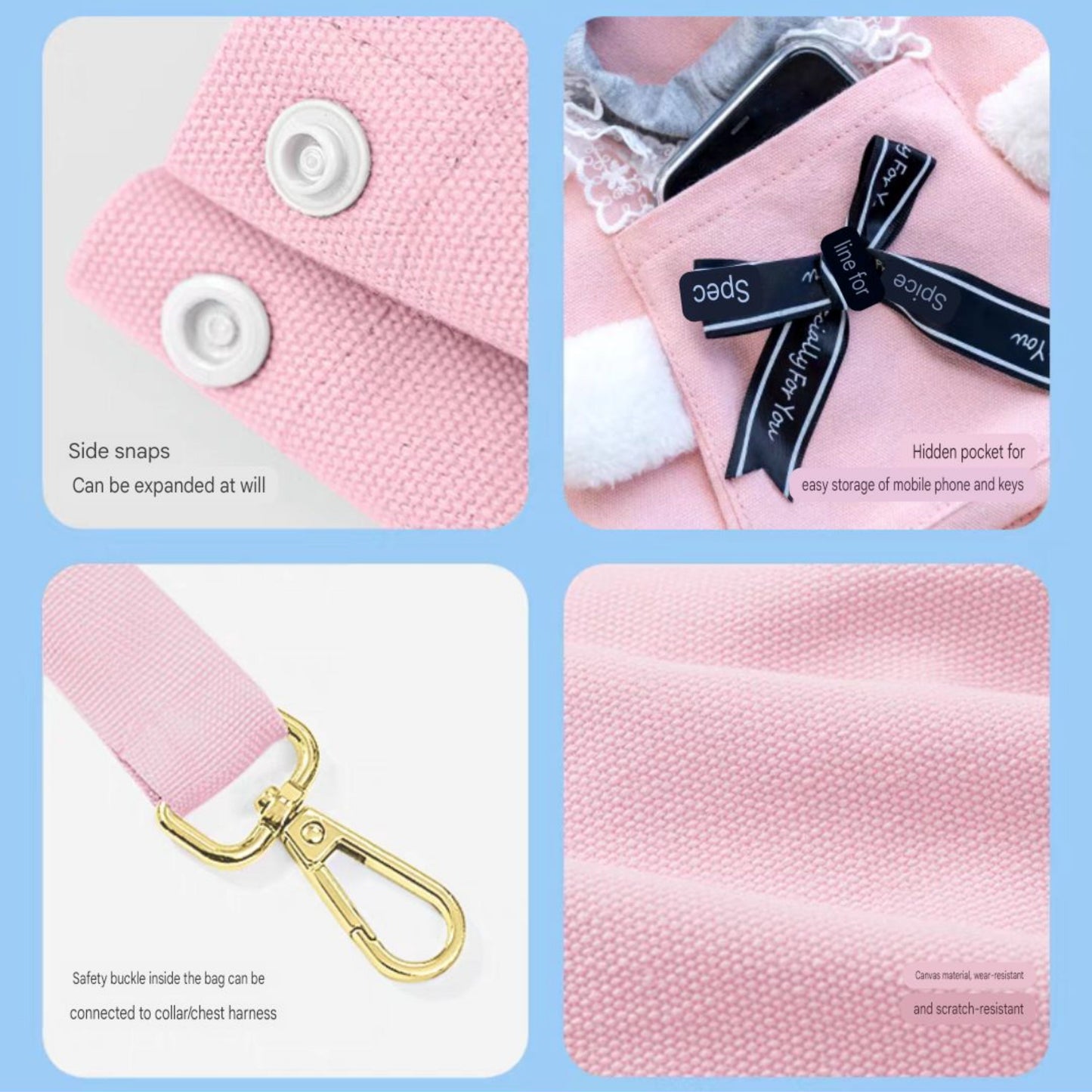 small dog and cat carrying bag - PetsLoveStory®