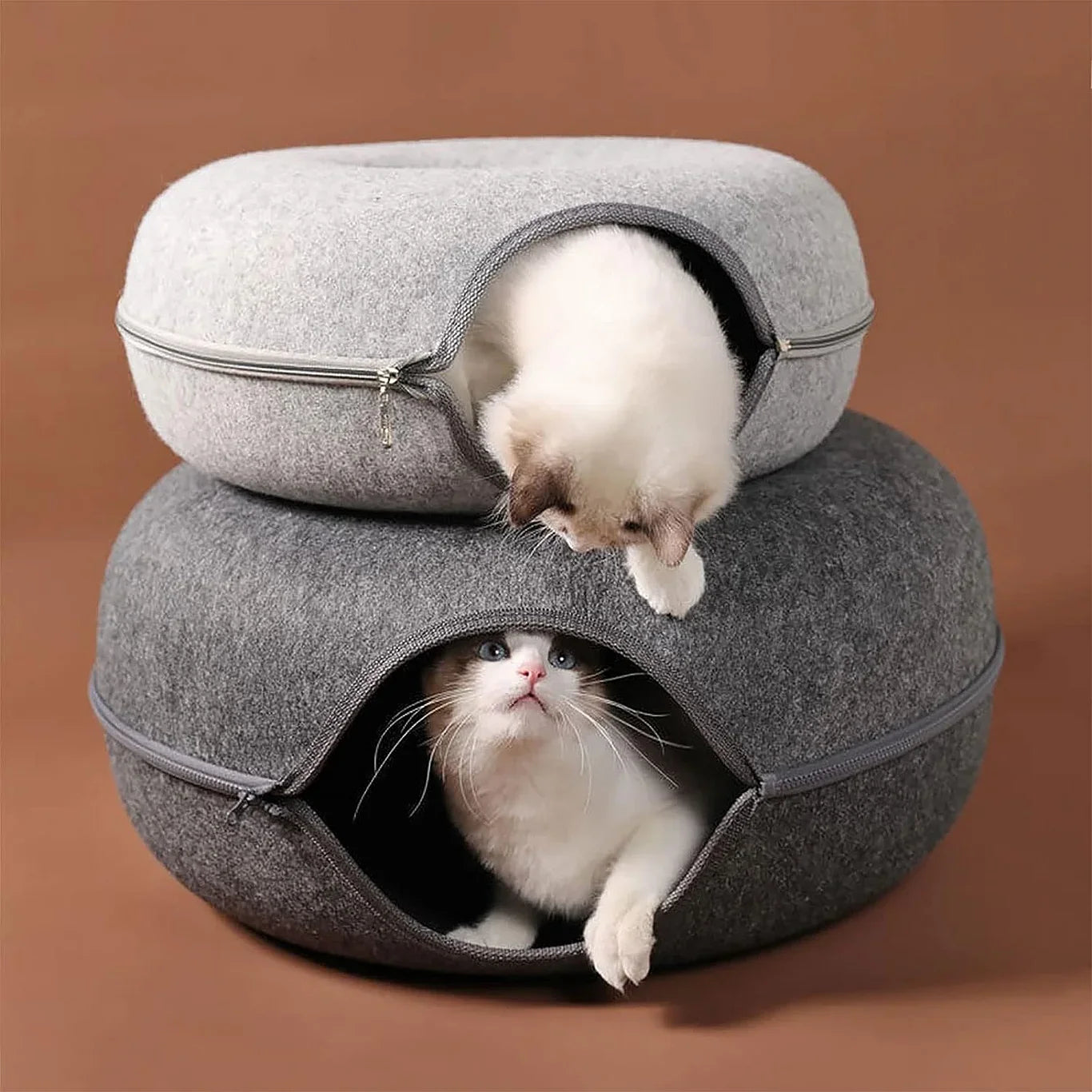 Cat Tunnel Bed for Indoor Cats - PetsLoveStory®
