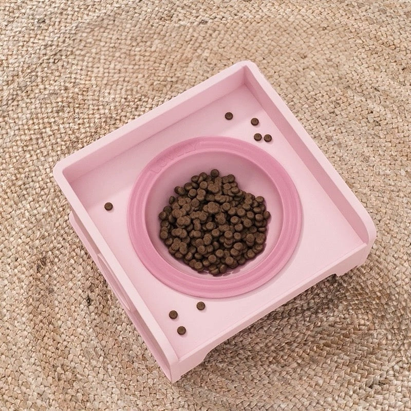Ceramic Square bowl cat bowl - PetsLoveStory®