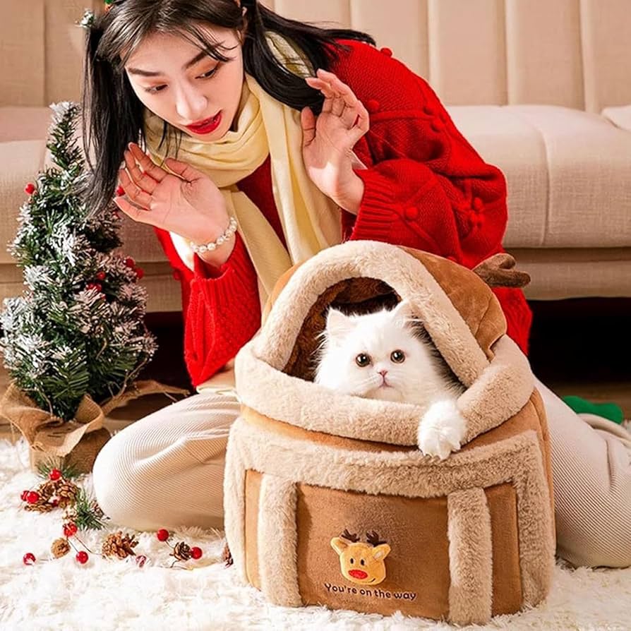Dog Carrier Cage Winter Warm Cat Travel Bag Portable Carrier Backpack - PetsLoveStory®