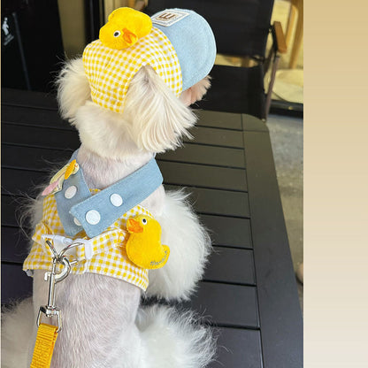 Cute duck Spring and summer pet chest harness - PetsLoveStory®