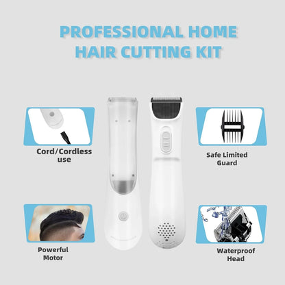 Hair-sucking pet hair clipper