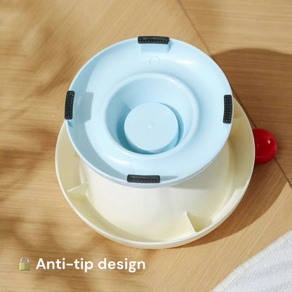 Neck-protective structure pet bowl