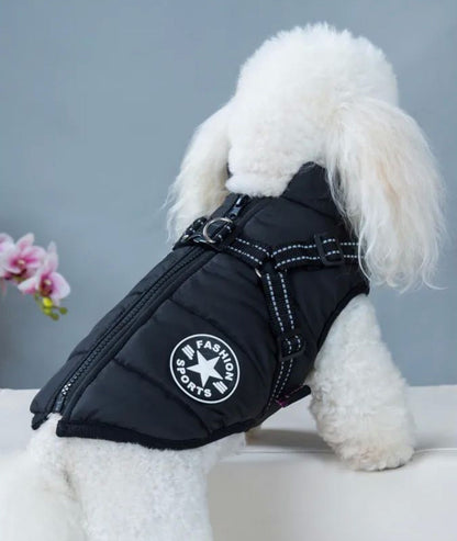 PetsLoveStory® Dog Winter Jacket With Harness - PetsLoveStory®