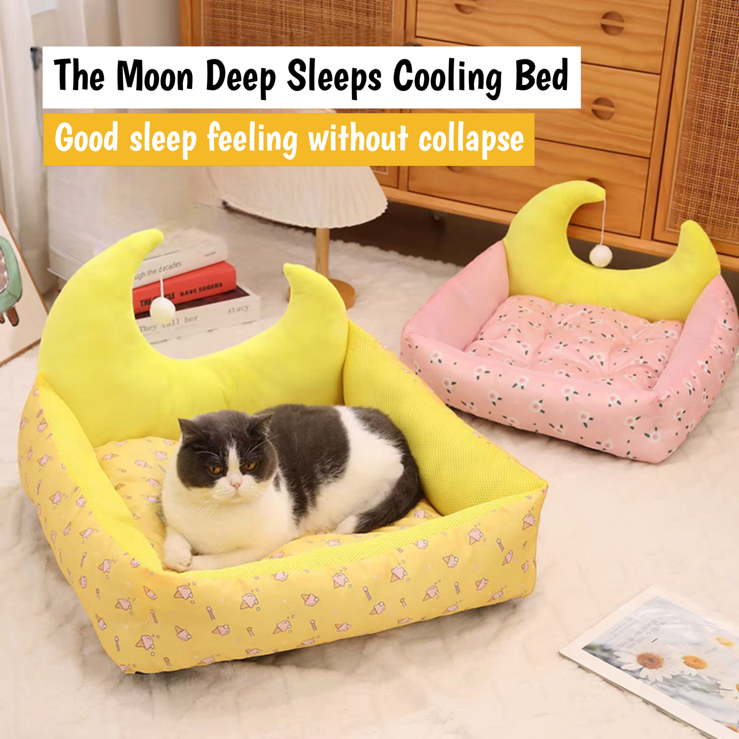 Cool & Waterproof Pet Sleeping Bed - PetsLoveStory®