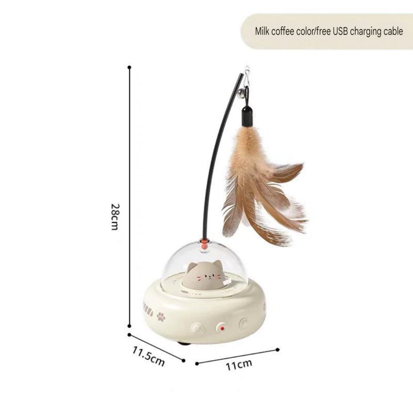 Cat SpaceShip Automatic Toy - PetsLoveStory®