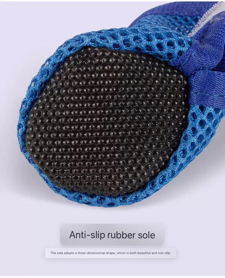 Ultra-breathable mesh pet shoes
