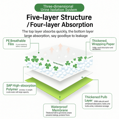 Pet training pee pads