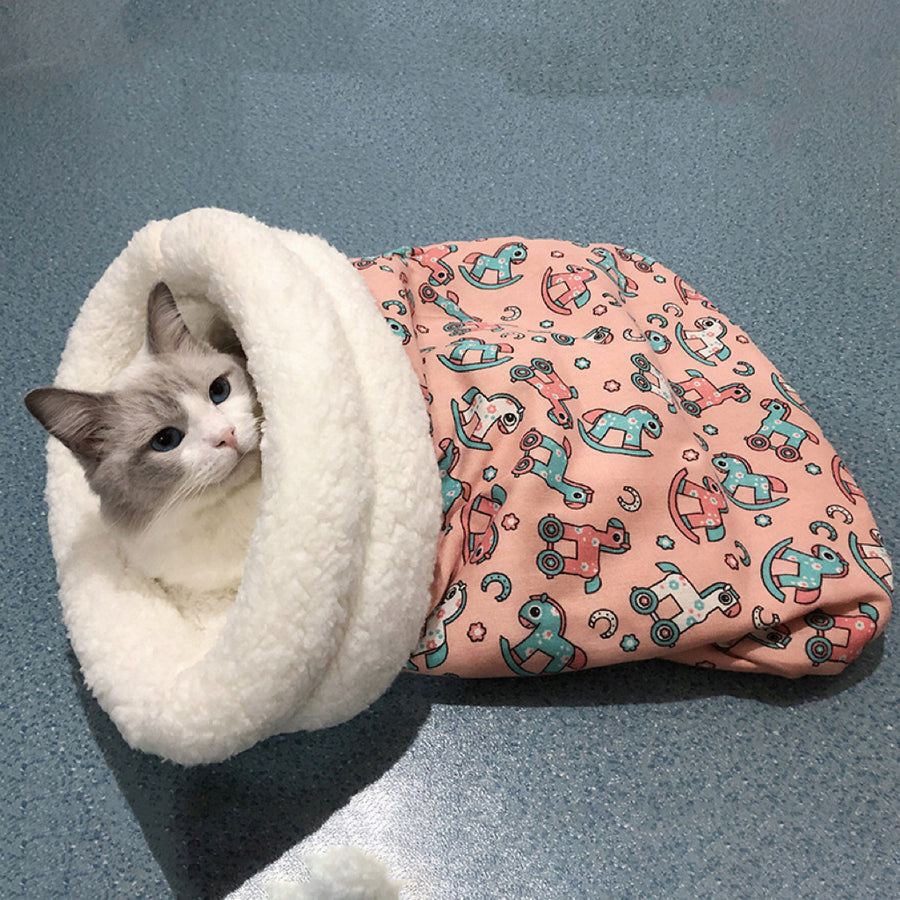 Cat Sleeping Bag 3 Colors - PetsLoveStory®