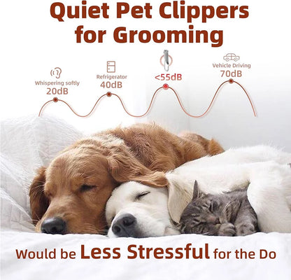 Hair-sucking pet hair clipper