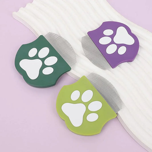 Professional Eye Comb for Pets | Stainless Steel Tear Stain Remover for Cats & Dogs