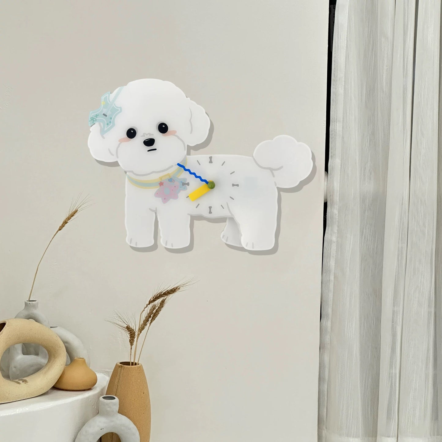 Sweet Bichon Wall Clock