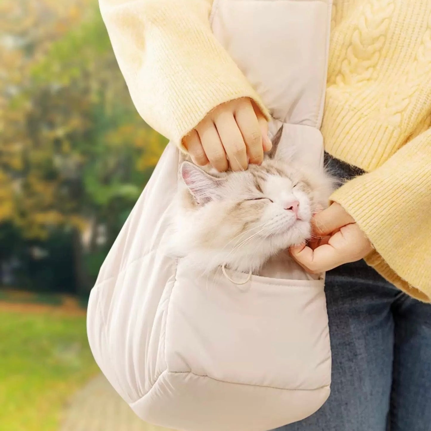Quilted Minimalist Pet Carrier