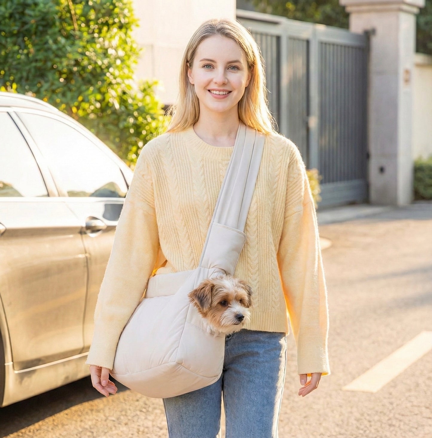 Quilted Minimalist Pet Carrier