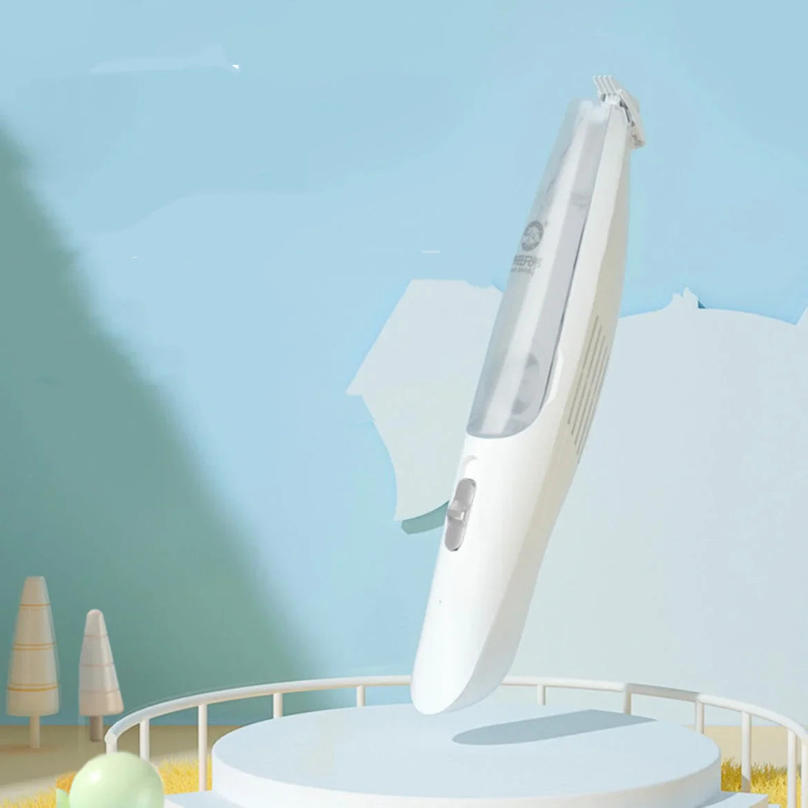 Hair-sucking pet hair clipper