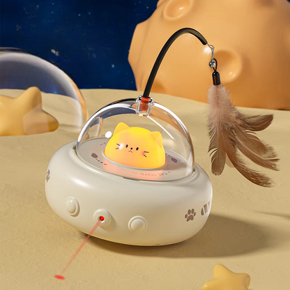 Cat SpaceShip Automatic Toy - PetsLoveStory®