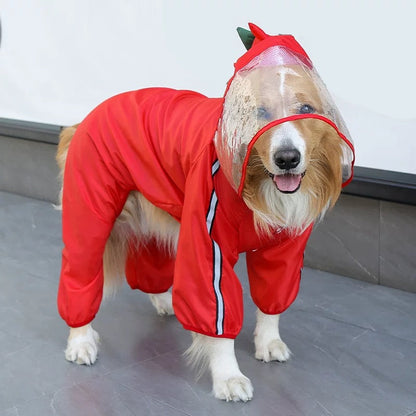 Dog Raincoat Hooded
