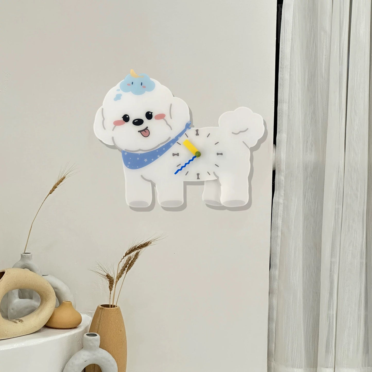 Sweet Bichon Wall Clock