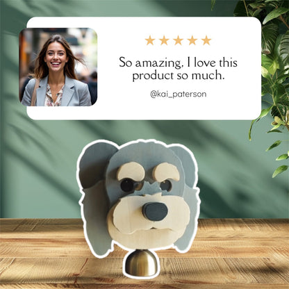 Handmade Dog Door Bell