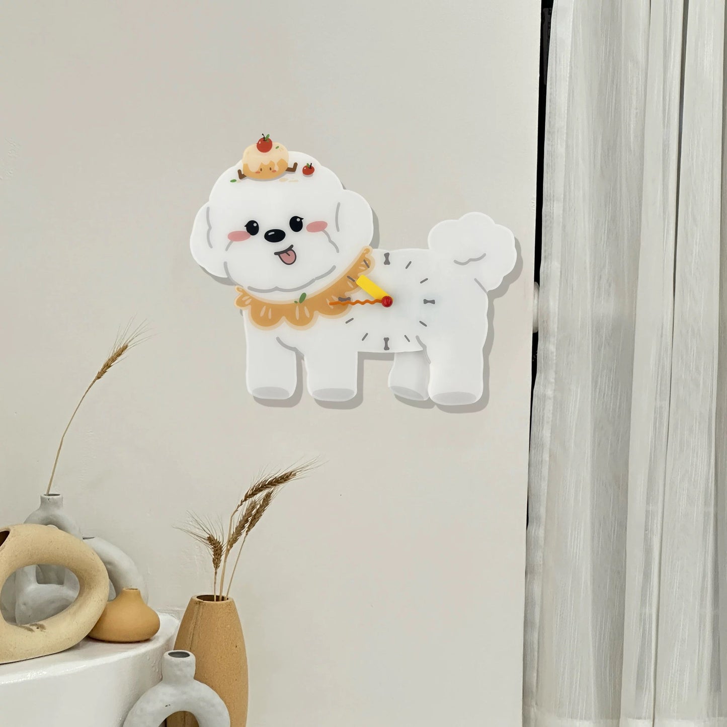 Sweet Bichon Wall Clock