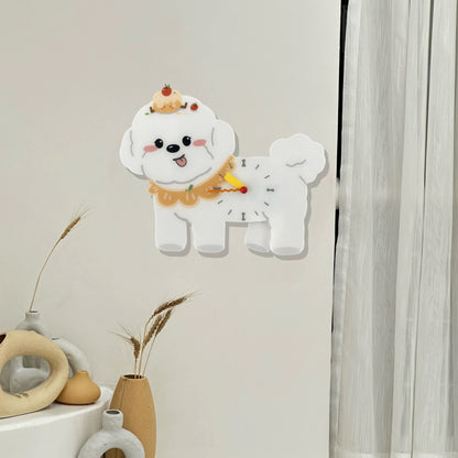 Sweet Bichon Wall Clock