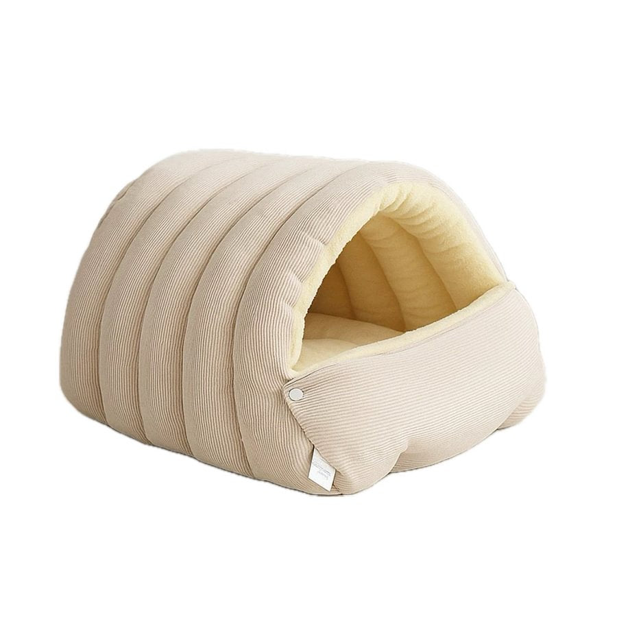 Cave Style Cozy Hideaway with Removable Washable Cover Bed