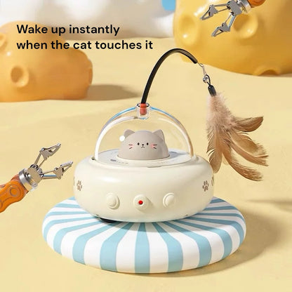 Cat SpaceShip Automatic Toy - PetsLoveStory®