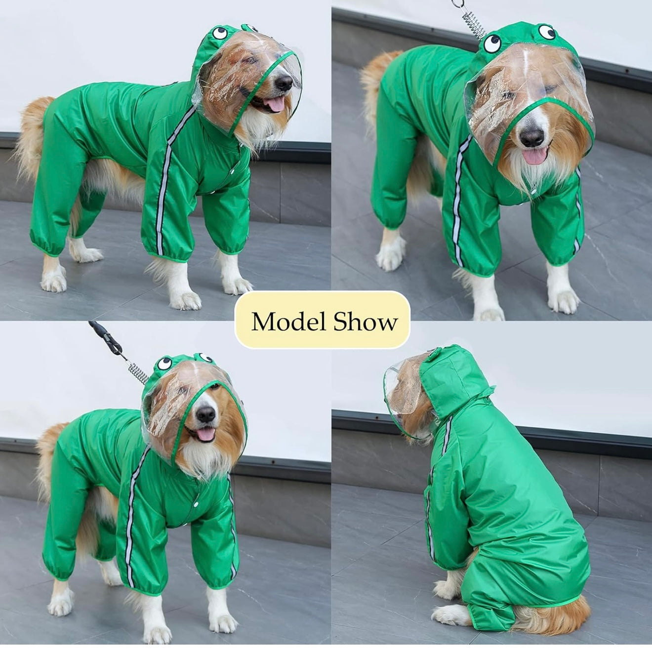 Dog Raincoat Hooded