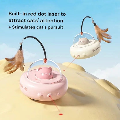 Cat SpaceShip Automatic Toy - PetsLoveStory®