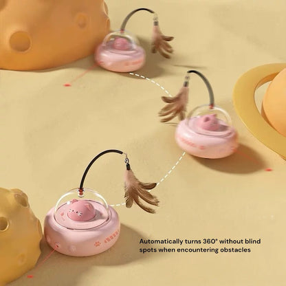 Cat SpaceShip Automatic Toy - PetsLoveStory®