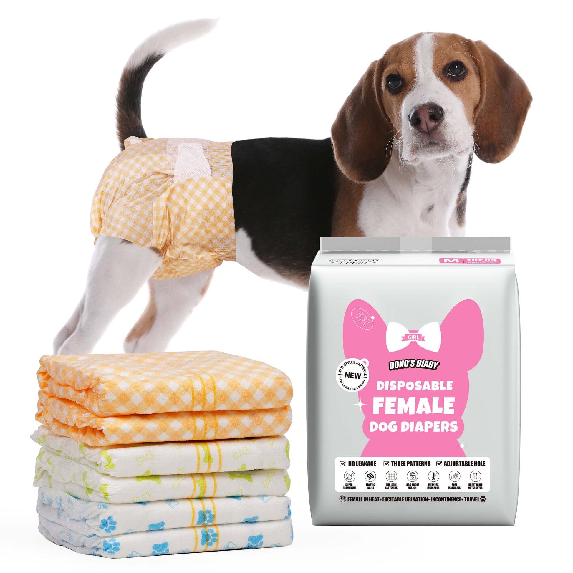 Dog Diapers Female - PetsLoveStory®