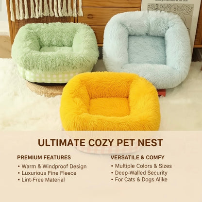 Winter Warmth Deep Sleep Pet Bed