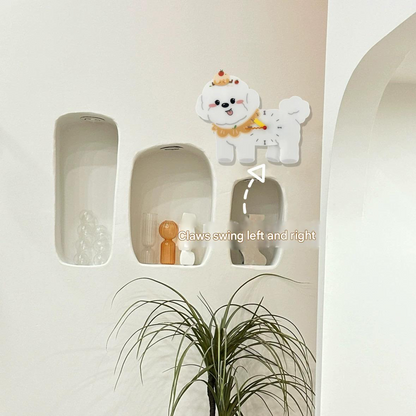 Sweet Bichon Wall Clock