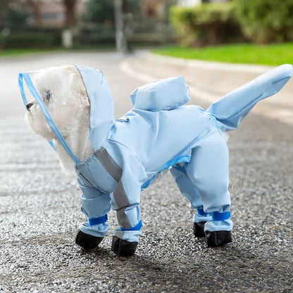 Full-coverage raincoat with back bag