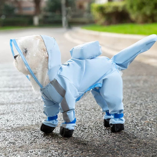 Full-coverage raincoat with back bag