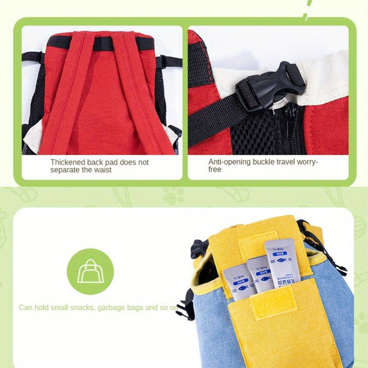 Pet Four-legged Bag Outdoor Carrying Bag