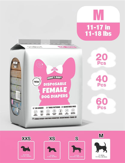 Dog Diapers Female - PetsLoveStory®