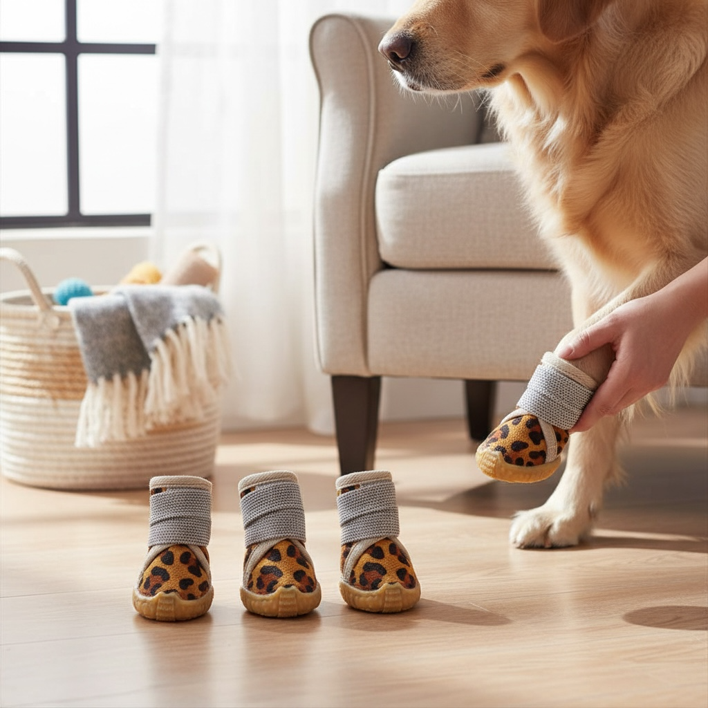 Pet Autumn And Winter Cotton Shoes