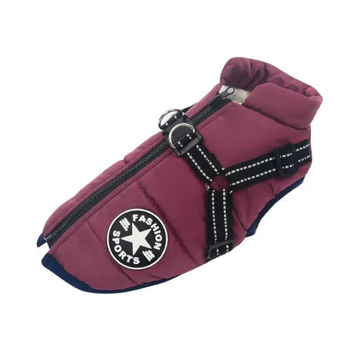 PetsLoveStory® Dog Winter Jacket With Harness - PetsLoveStory®