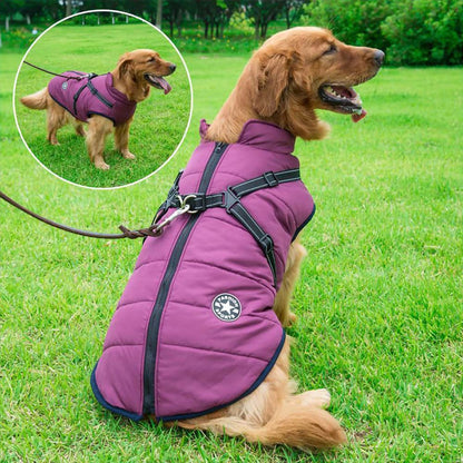 PetsLoveStory® Dog Winter Jacket With Harness - PetsLoveStory®