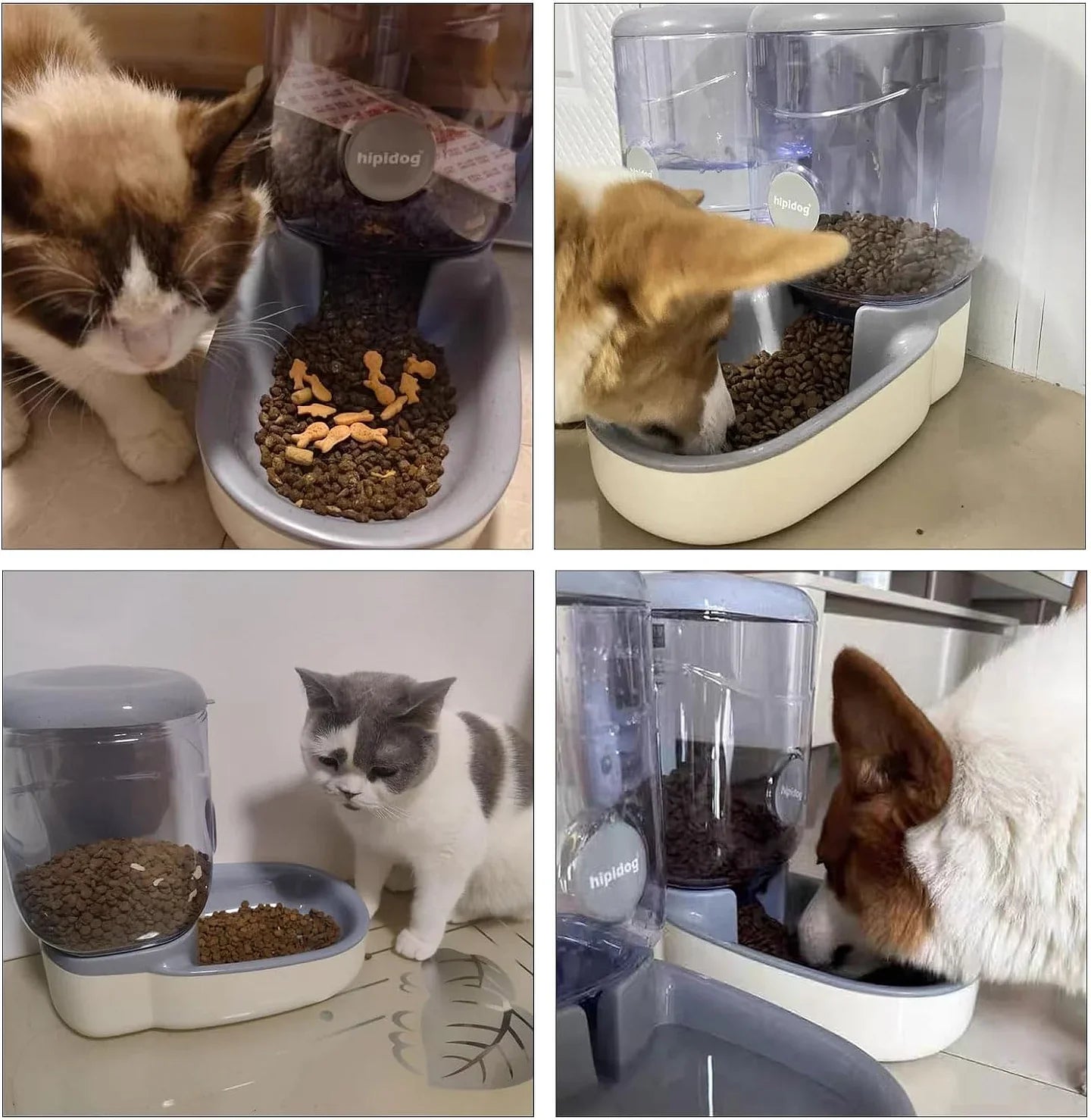Automatic Pet Feeder 4L Gravity Dog Food Dispenser Large Capacity - PetsLoveStory®