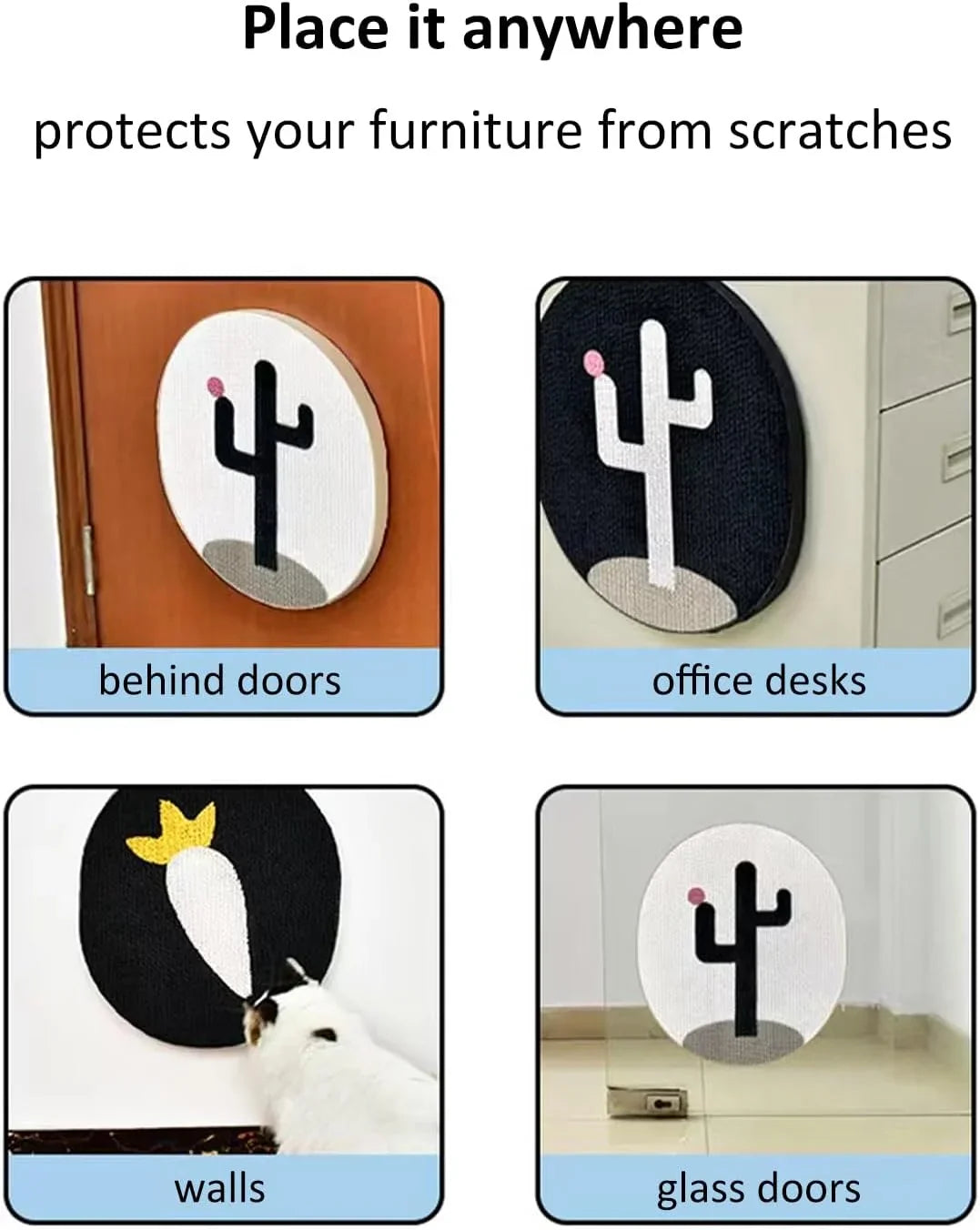 Wall Mounted Cat Scratching Post - PetsLoveStory®