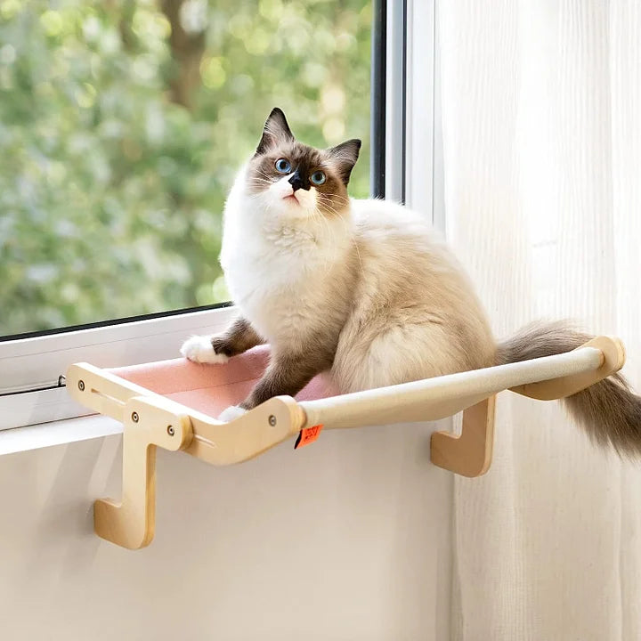 Cat Window & Side Bed Perch - PetsLoveStory®