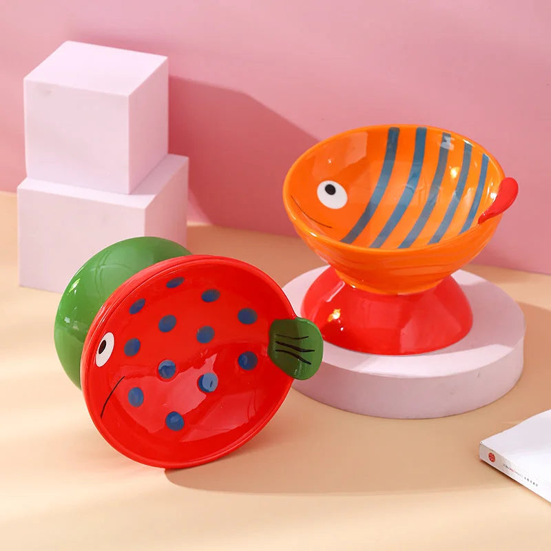 Ceramic Cat Bowl - PetsLoveStory®